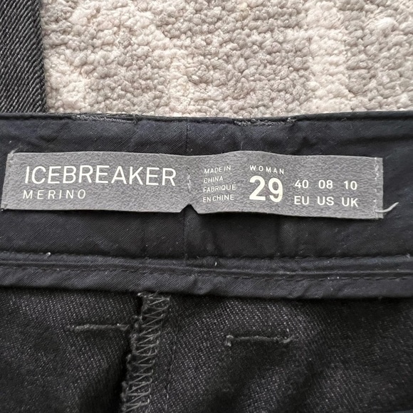Icebreaker wool women pants. A12 - Picture 3 of 6